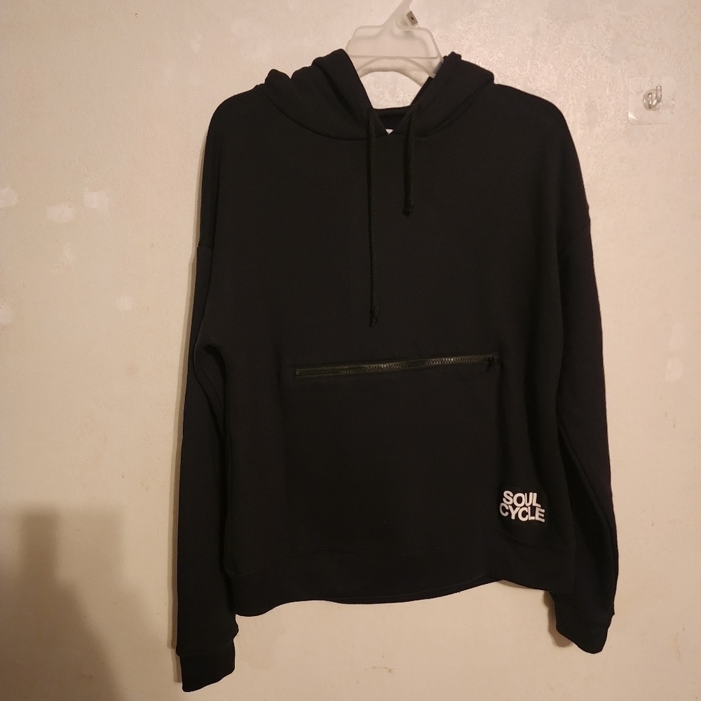 Soulcycle Hoodie Front Zip Pullover Sweatshirt Womens Size M